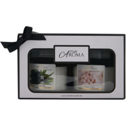 Calming Spa & Fresh Cotton Candle Pack - White - thumbnail 2