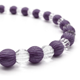 One Krystal Tieback Pair - Aubergine - thumbnail 2