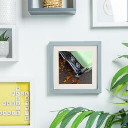 "3D Box Photo Frame with 4"" x 4"" Mount - 6"" x 6"" - Pack of 2 - Grey/Ivory" - thumbnail 5