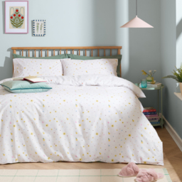 Cottage Garden Reversible Printed Duvet Cover Set - Multicoloured / Single - thumbnail 2