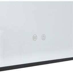 Illuminated LED Front-lit Bathroom Mirror Rounded Rectangle - Black - thumbnail 5