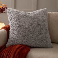 Megeve Faux Fur Cushion - Slate / Polyester - image 1