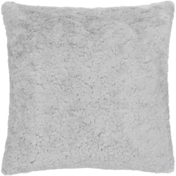 Megeve Faux Fur Cushion - Slate / Polyester - thumbnail 5