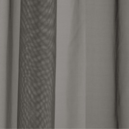 Pair of Slot Top Sheer Plain Woven Voile Curtain Panels - Grey / 137cm - thumbnail 2