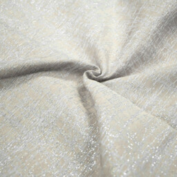 Shimmering Woven Curtain Pair - Cream - thumbnail 2