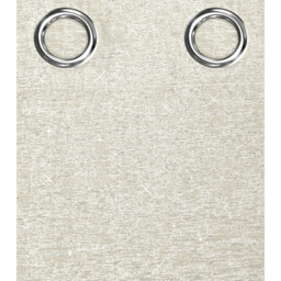 Shimmering Woven Curtain Pair - Cream - thumbnail 3