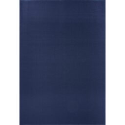 Simple Plain Living Room Soft Low Pile Area Rugs Felt Back - Navy / 60x110 cm - thumbnail 2