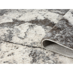 Eleanor Modern Embossed Contemporary Living Room Area Rug - Slate Design Rug - Grey / 200cm - thumbnail 3