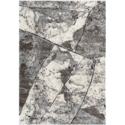 Eleanor Modern Embossed Contemporary Living Room Area Rug - Slate Design Rug - Grey / 200cm - thumbnail 2