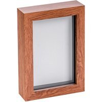 "4x6"" 3D Box Photo Frame - Brown"