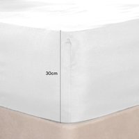Bed Sheet Deep Fitted - White / Double - image 1