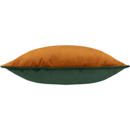 Dusk Monkey Embroidered Cushion - Rust / Polyester - thumbnail 5