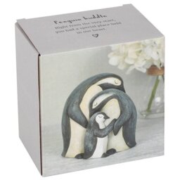 Right From The Very Start Penguin Family Ornament - Grey - thumbnail 5