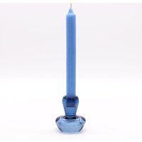Royal Blue Mushroom Flip Candle Tealight Holder Unique Table Decor - Royal Blue - image 1
