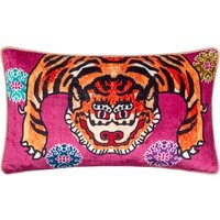 Year Of The Tiger Velvet Cushion - Pink / 0.48kg / Polyester - image 1