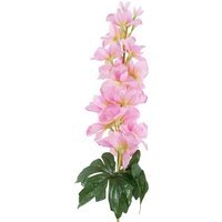 Artificial Delphinium Flower Stems Realistic Silk Flowers - 75cm Pink Delphinium
