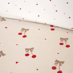 Cherries Duvet Set - Natural / Single - thumbnail 3