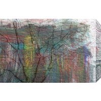 French Fine Art Tree Graphic Art Wrapped on Canvas - Black / 92cm - thumbnail 1