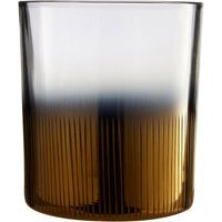 Complements Gold Glass Tealight Holder - Silver
