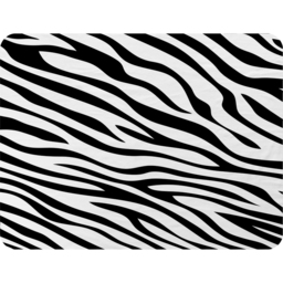 Print Of Zebra Stripes Blanket - Black - thumbnail 2