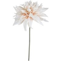 Set of 3 Lifelike Blush Dahlia Stems - Orange