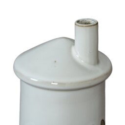 Rhea Medium Lighthouse Tealight Holder Coastal Ceramic Decor - White - thumbnail 4