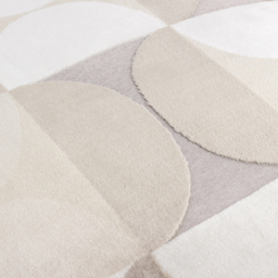 Bardot Cut Velvet Cushion - Natural - thumbnail 5