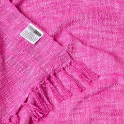 Nirvana Slub Cotton Throw - Pink / 360cm - thumbnail 4