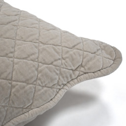 Premium Cotton Velvet Luxury Cushion - Cream - thumbnail 3