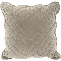 Premium Cotton Velvet Luxury Cushion - Cream
