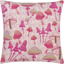 Mushroom Fields Abstract Cushion - Lilac / 80 Polyester 20 Feather - thumbnail 2