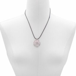 Tree of Life Pendant in Rose Quartz, Love Healing Jewelry - White - thumbnail 5