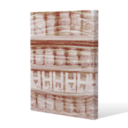 'Gold Yankee Candle Galore' Graphic Art Wrapped on Canvas - Brown / 152cm - thumbnail 2