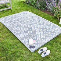 Garden Alfresco Outdoor Rug - Shiraz Slate  - Slate
