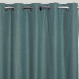 Cosmos Eyelet Curtains - Denim / 168cm / 137cm - thumbnail 2