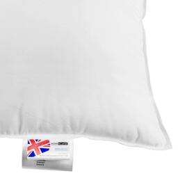 Homescapes Super Microfibre Euro Pillow Pair - White - thumbnail 4