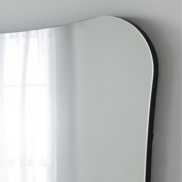 Barnsbury Curved Black Organic Mirror  - Black / 120x80CM - thumbnail 3