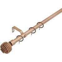 19 mm Extendable Metal Curtain Poles Rods - Bronze / 360cm - thumbnail 1