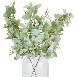 Winter Sprig With Lambs Ear And Wax Flower Arrangement - Green - thumbnail 5