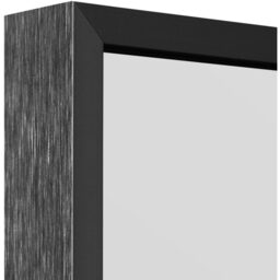 Artus Black Aluminium Edged Mirror - Black - thumbnail 5