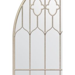 MirrorOutlet Country Arch Large Garden Wall Mirror 140 x 75cm - Stone - thumbnail 3