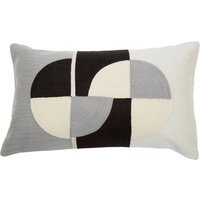 Bosie Ozella Circular Embroidered Rectangular Cushion - Multicolour