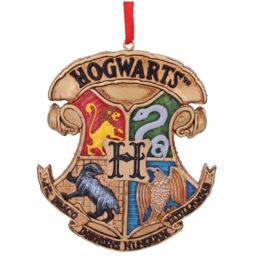 Harry Potter Hogwarts Crest Hanging Ornament - 8cm - thumbnail 2