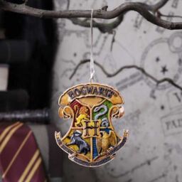 Harry Potter Hogwarts Crest Hanging Ornament - 8cm - thumbnail 3