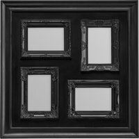 Maren 4 Photo Black Plastic Multi Photo Frame - Black