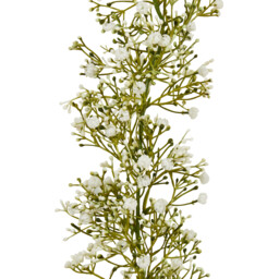 Gypsophila Garland 180cm - Green and White - thumbnail 2