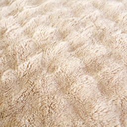 Aurora Soft Faux Fur Duvet Set - Champagne / Superking - thumbnail 3