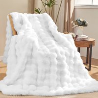 Luxury Thermal Supersoft Indulging Throw - White / 240cm
