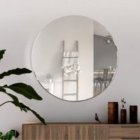 MirrorOutlet Glass Bevelled Classic Design Round Mirror 80 x 80CM - thumbnail 1