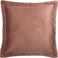 Palmeria Velvet Quilted Cushion - Blush / Feather - image 1